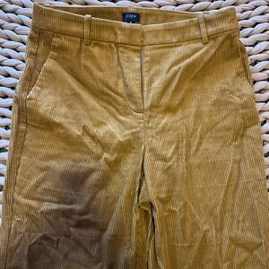 J. Crew Golden Corduroy Pants